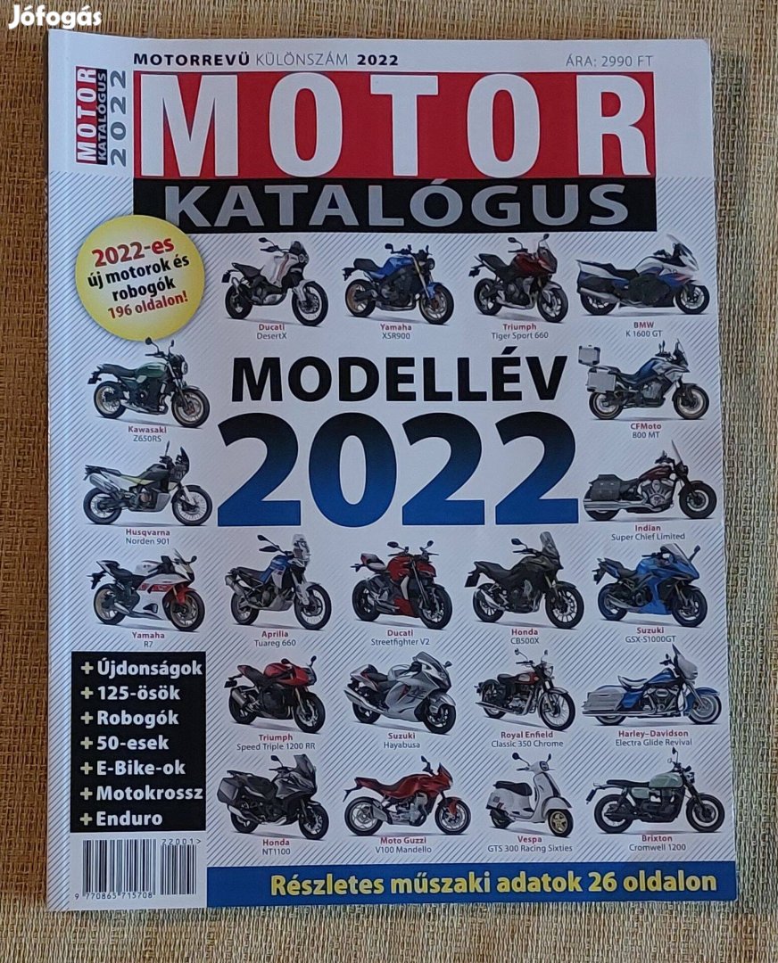 2022-es Motorrevü katalógus