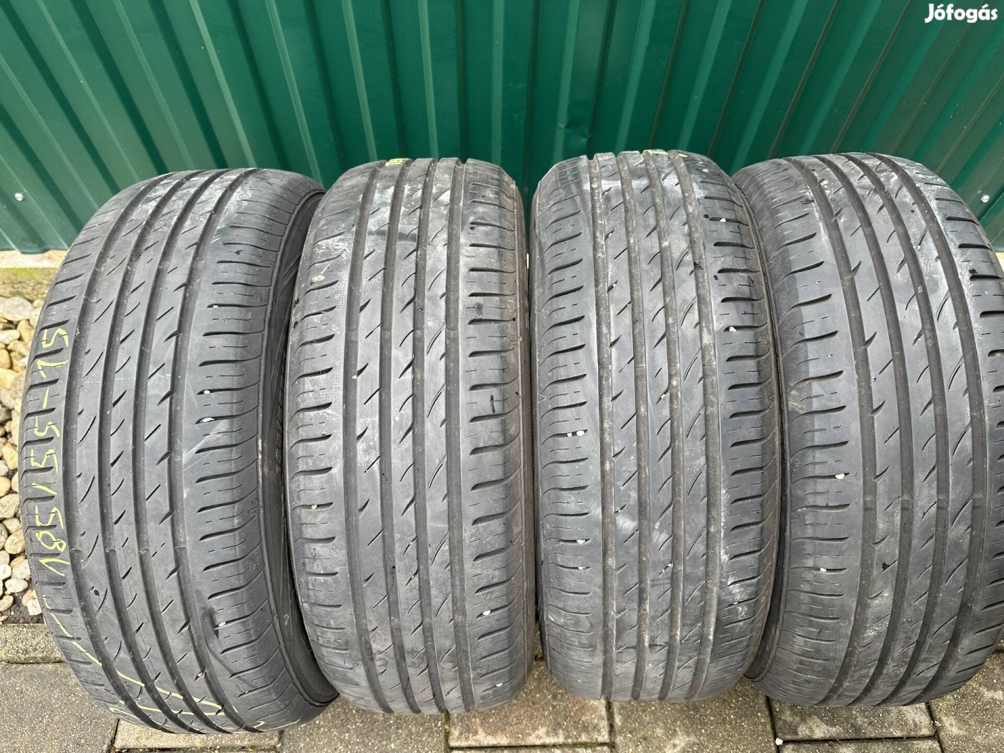 2023-as 185/55 R15 6mm Nexen nyári gumi eladó