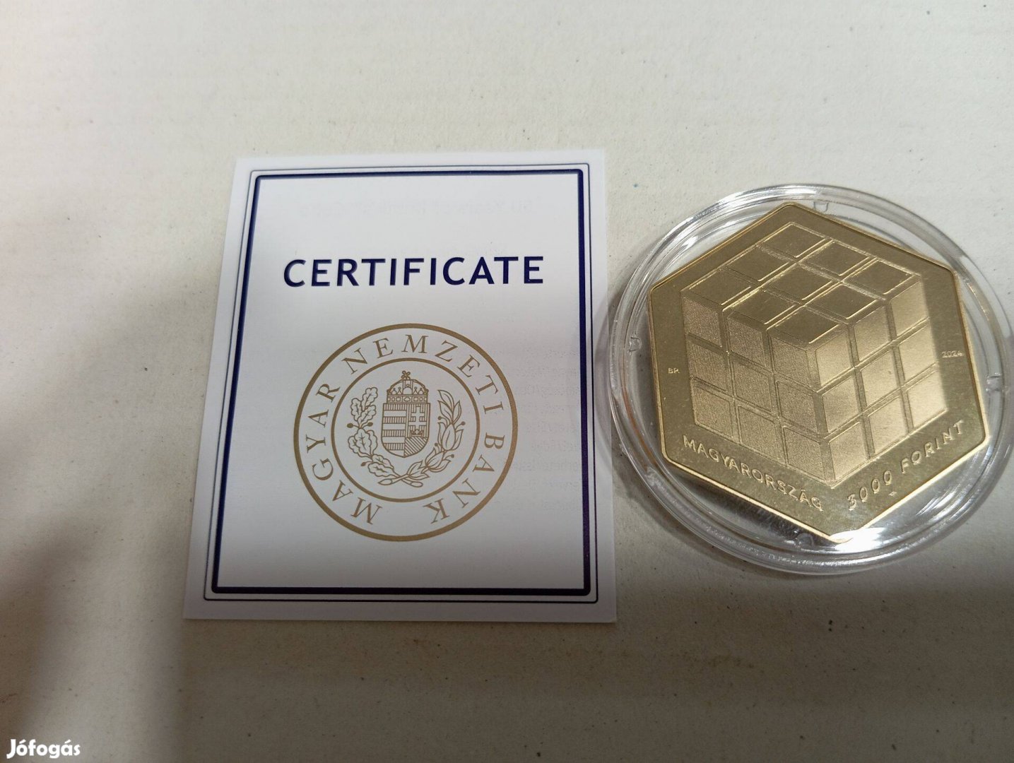 2024. 50 éves a Rubik-kocka emlékérme