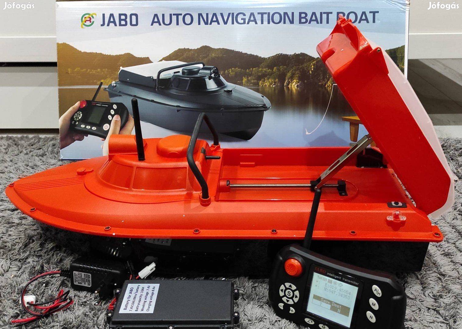 2024-es Jabo 2 halradar + GPS etetőhajó magyar leírással  radar szonár