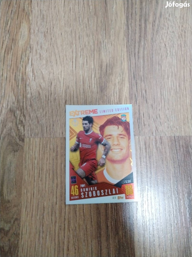 2024 match attax extreme limited Szoboszlai Dominik