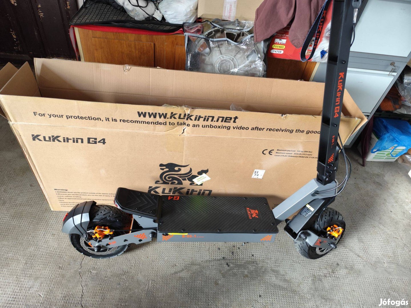 2025.10.- Új Kukirin G4 elektromos roller