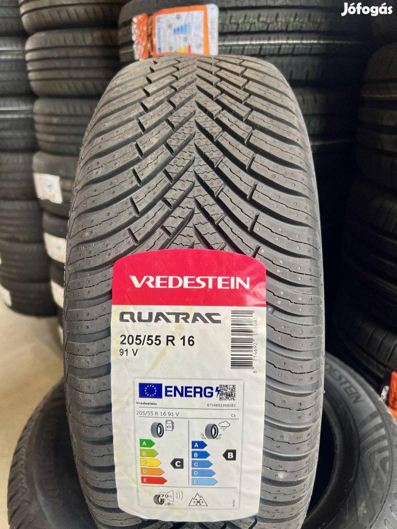 2025 Vredestein 205/55 R16 205/55R16 négyévszakos 4 évszakos gumi