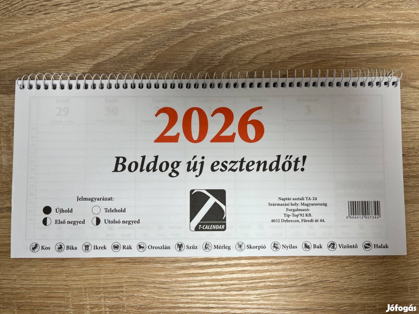 2026-os naptár- nagyobb