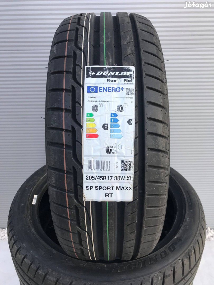 205/45R17 205/45 R17 új Dunlop RSC defekttűrő nyári gumi Dot23