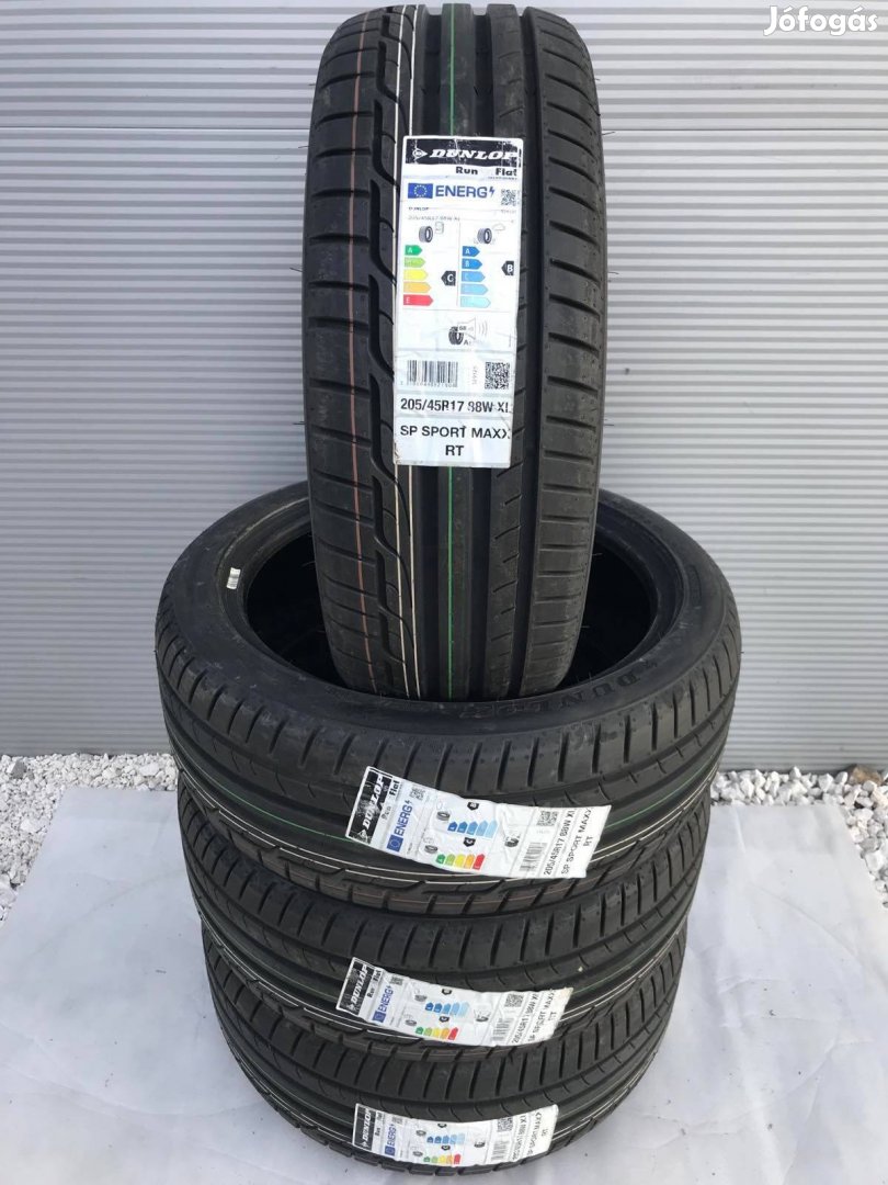 205/45R17 205/45 R17 új Dunlop RSC defekttűrő nyári gumi Dot23