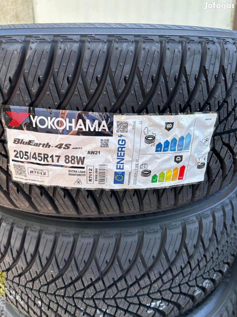 205/45R17 Yokohama AW21 4S,Új négy évszakos gumi