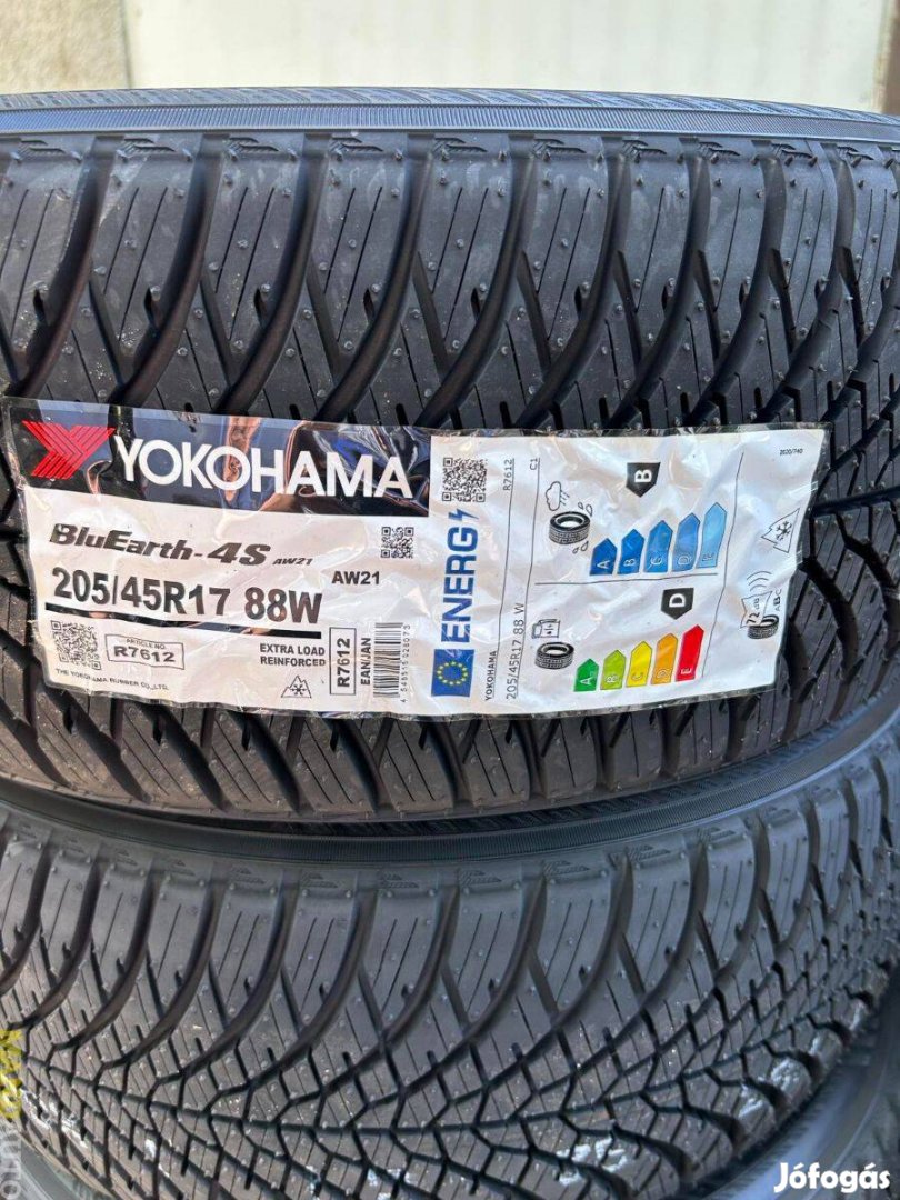 205/45R17 Yokohama AW21 4Season(Dot:2024!),Új négy évszakos gumi