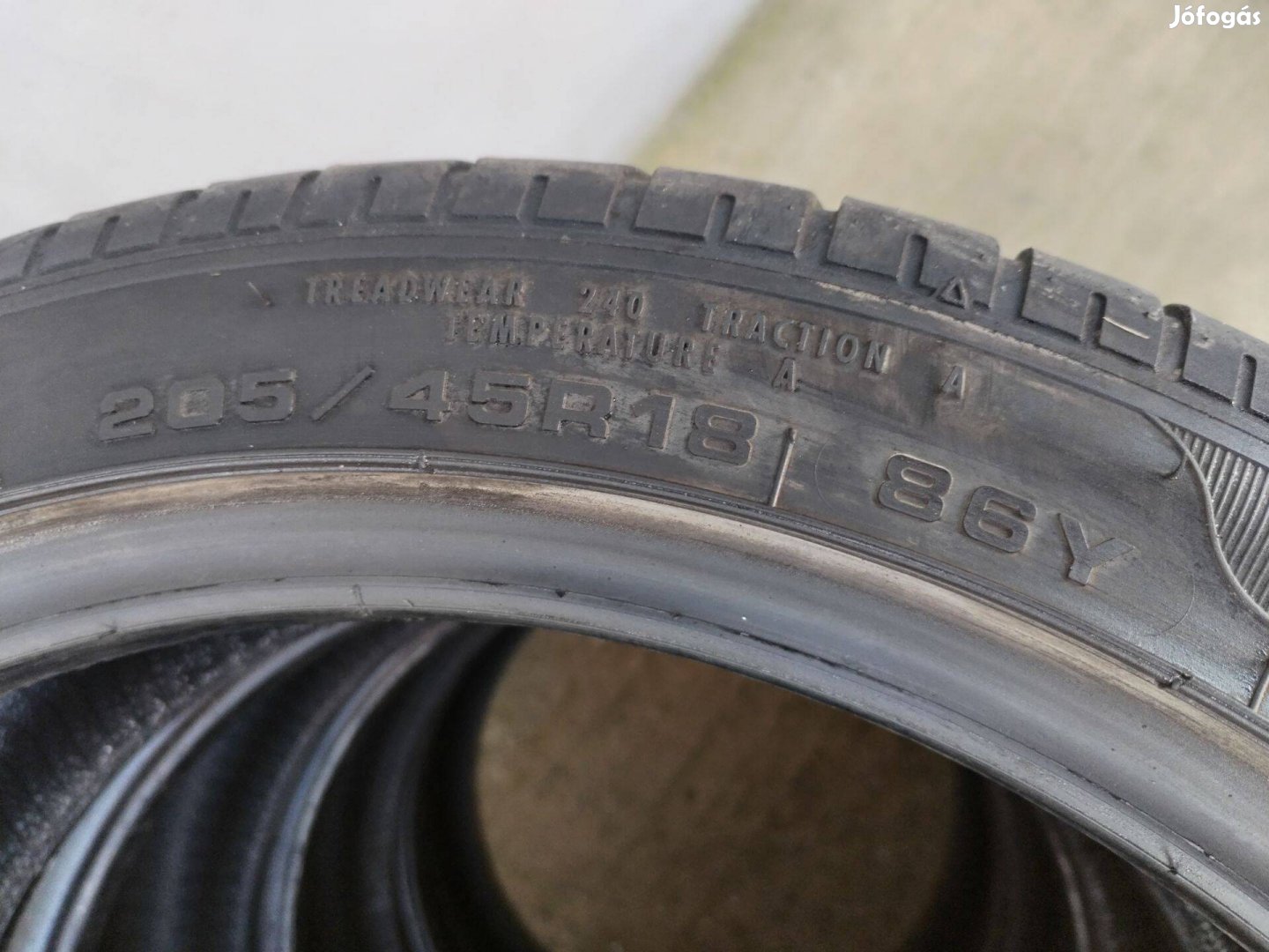 205 45 18 goodyear RSC 205/45 R 18 nyári gumi garnitura