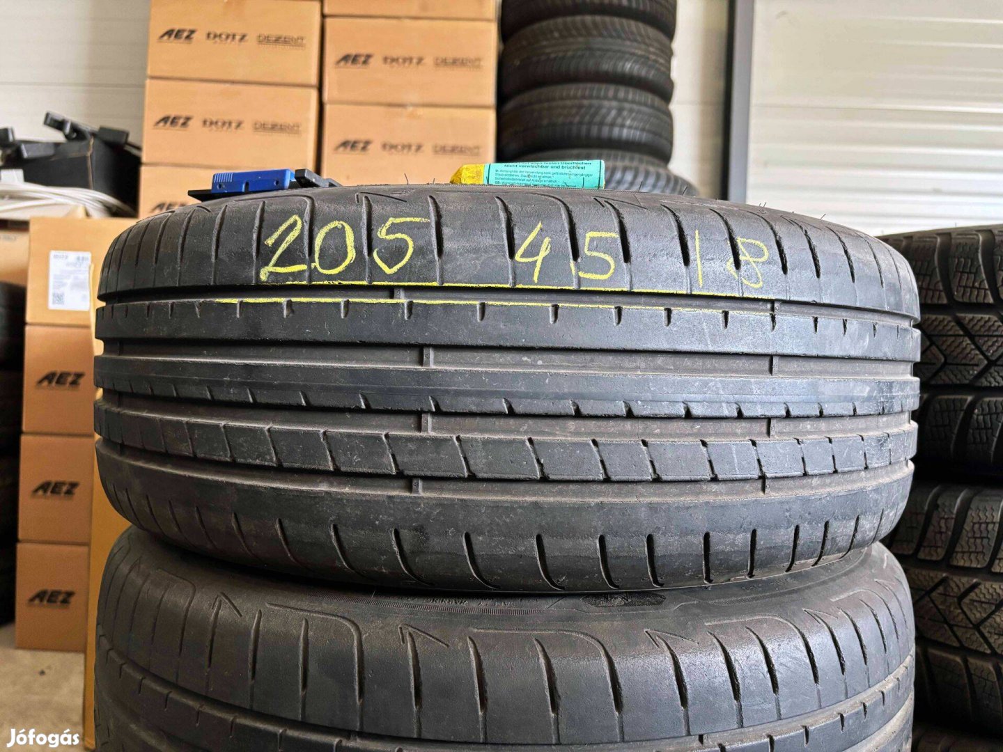 205/45 r18 Goodyear nyárigumi 2db eladó 205/45r18