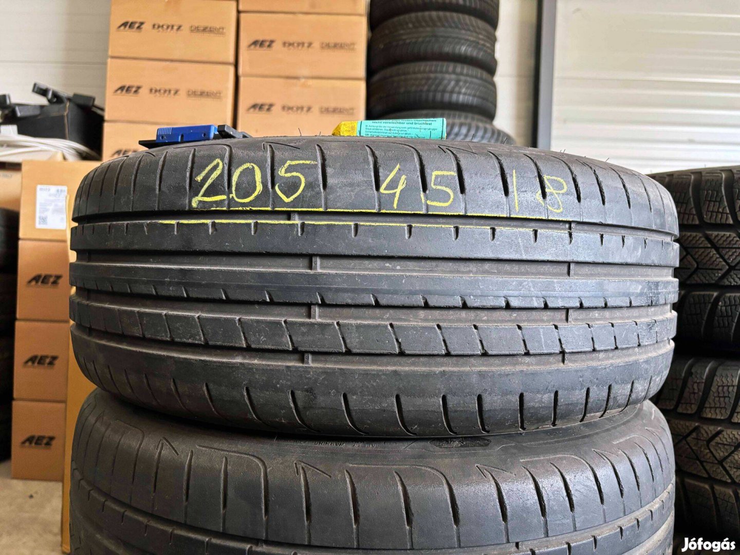 205/45 r18 Goodyear nyárigumi 2db eladó 205/45r18