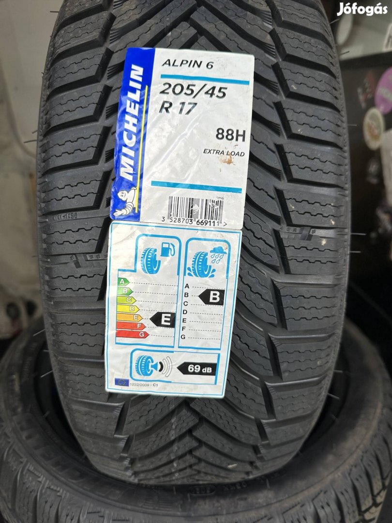 205/45r17 Michelin Pilot Alpin 6 205/45 R17 téli gumi