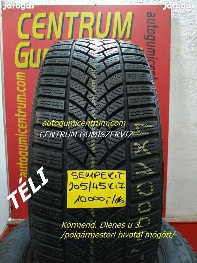 205/45r17 Semperit használt téli gumi garn