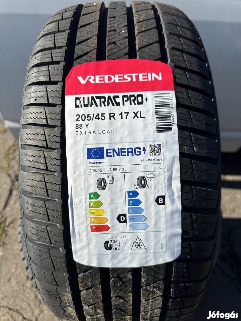 205/45r17 Vredestein új 4 évszakos gumi 205/45R17