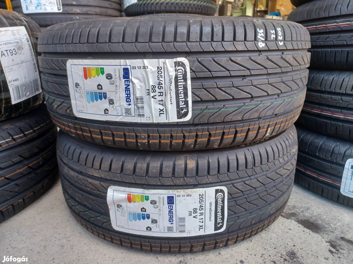 205/45r17 nyári 2db Continental 0km-es 