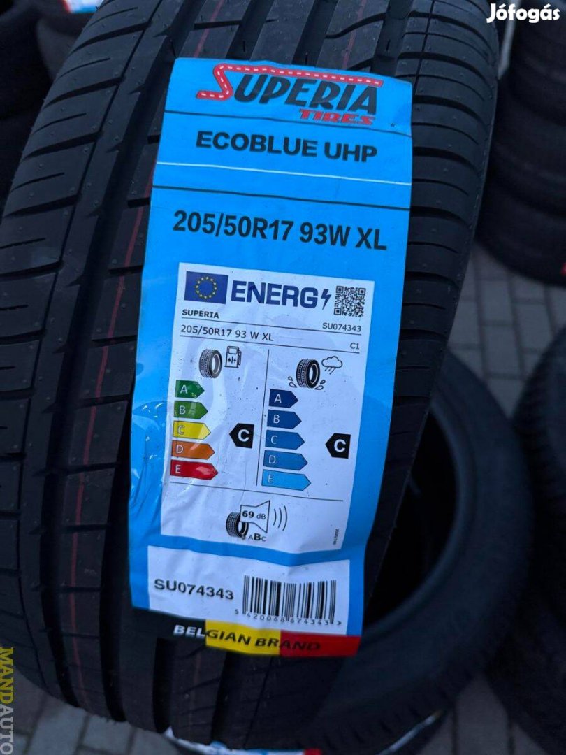 205/50R17 Fortuna-Superia Ecoblue UHP(XL).Új nyárigumi