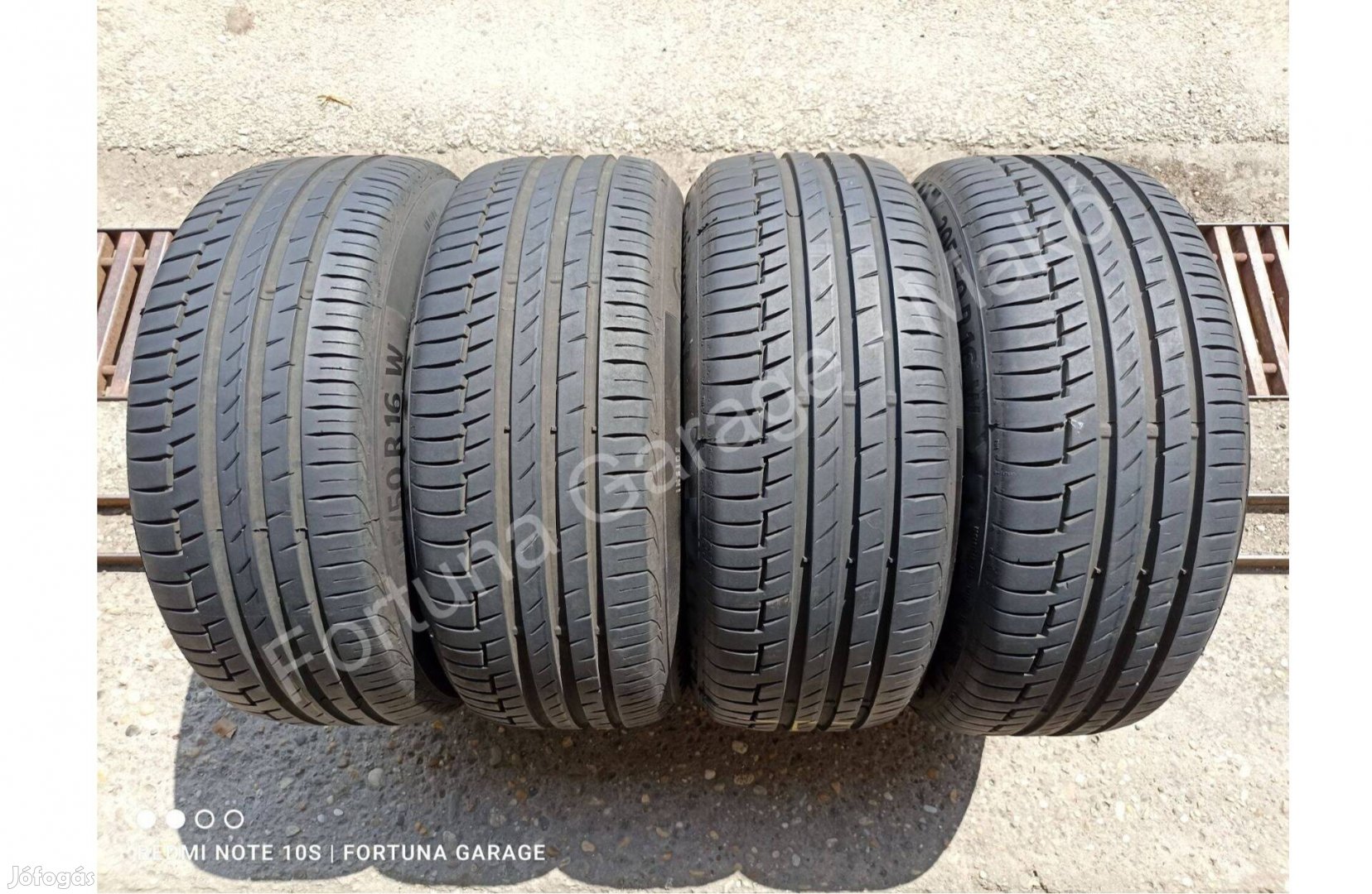 205/50 R16" Continental PC6 újszerű nyári garnitúra