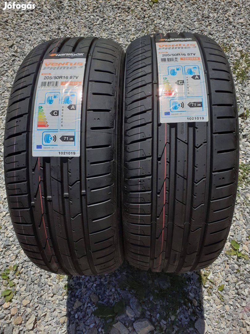 205/50 R16 nyári gumi 2db Hankook új gumi