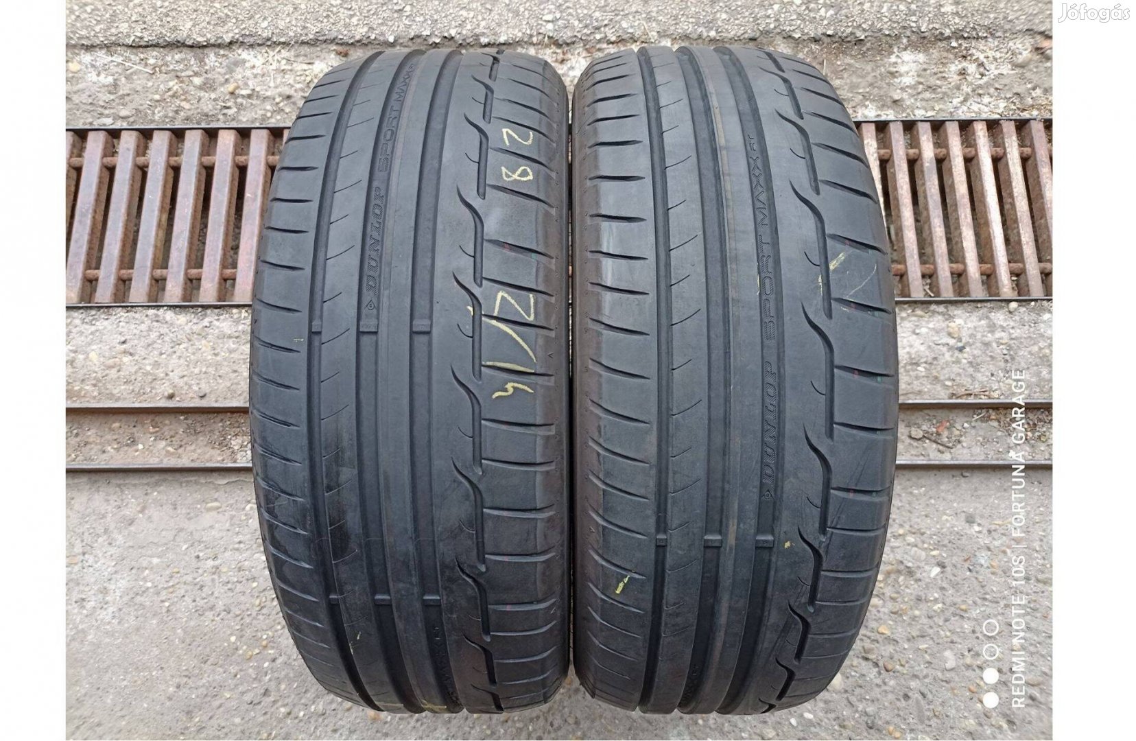 205/50 R17" Dunlop használt nyári gumik