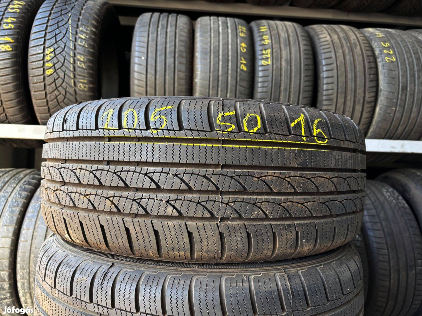 205/50 r16 téligumi 7,5mm garnitúra eladó 205/50r16 4db