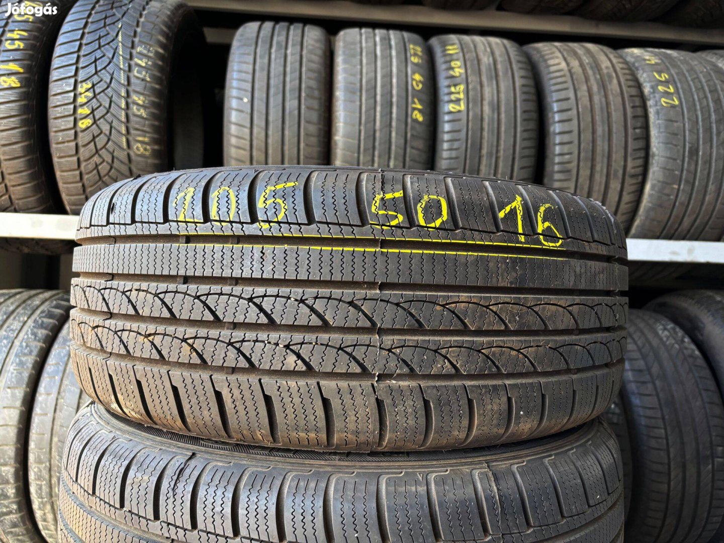 205/50 r16 téligumi 7,5mm garnitúra eladó 205/50r16 4db