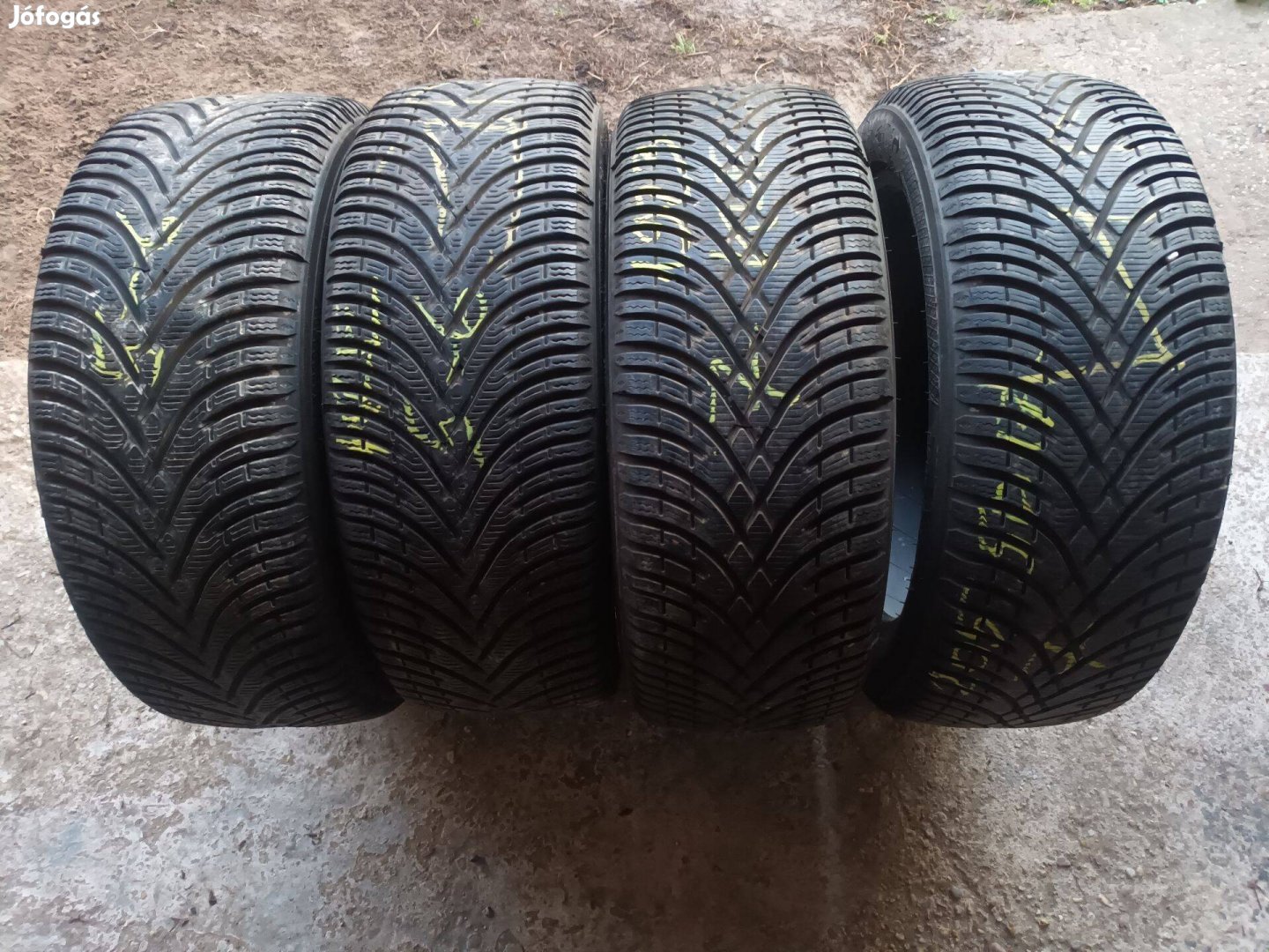 205/50r17 Kleber használt téligumi 4db szép