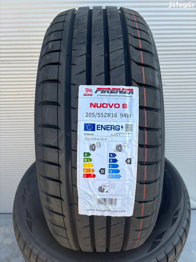 205/55R16 205/55 R16 új Firenza (szingapúri) nyári gumi ÁR/db Dot24