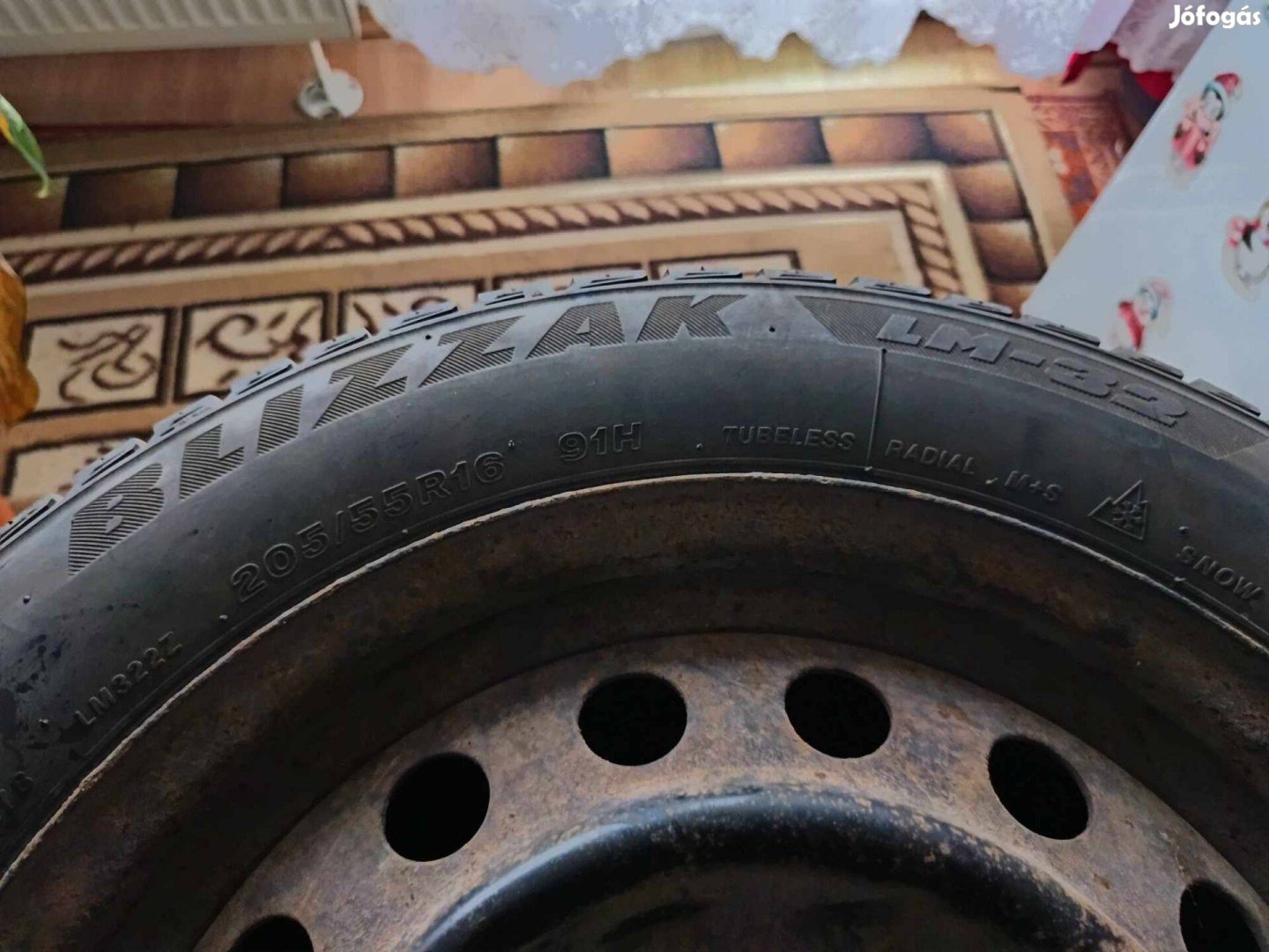 205/55R16 Bridgestone Blizzak Téli Gumi Szett Felnin ,,Ajándék,, 2 DB