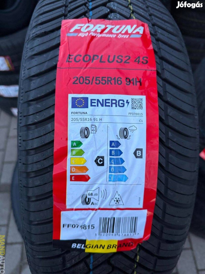 205/55R16 Fortuna Ecoplus2 4Season,Új négy évszakos gumi