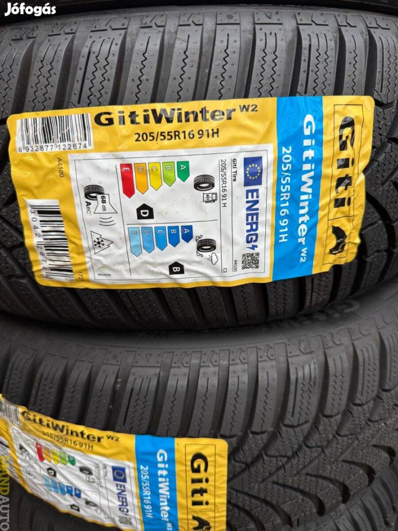 205/55R16 Giti Winter W2(German Enginreering!),Új téligumi