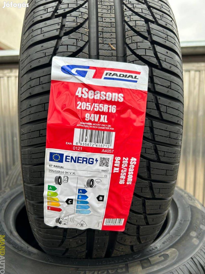 205/55R16 Gtradial 4Seasons(XL),Új négy évszakos gumi