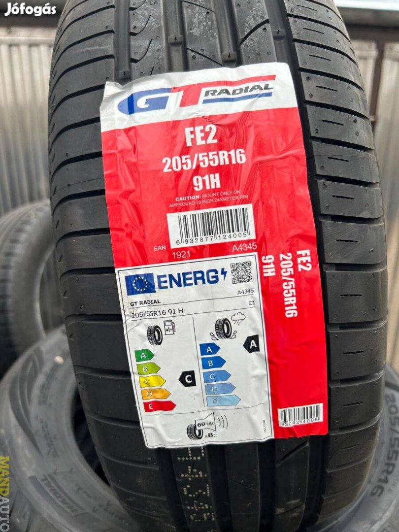 205/55R16 Gtradial FE2(91H),Új nyárigumi