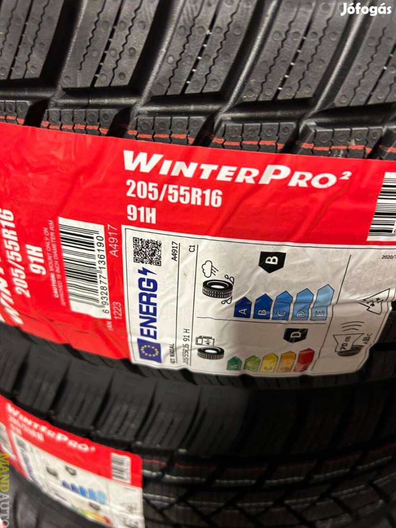 205/55R16 Gtradial Winterpro 2 Evo,Új téligumi