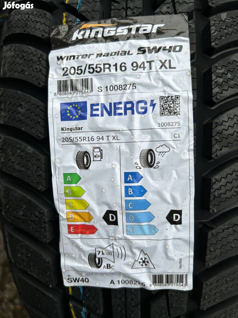 205/55R16 Kingstar SW40(Dot:2024!)(Hankook termék),Új téligumi