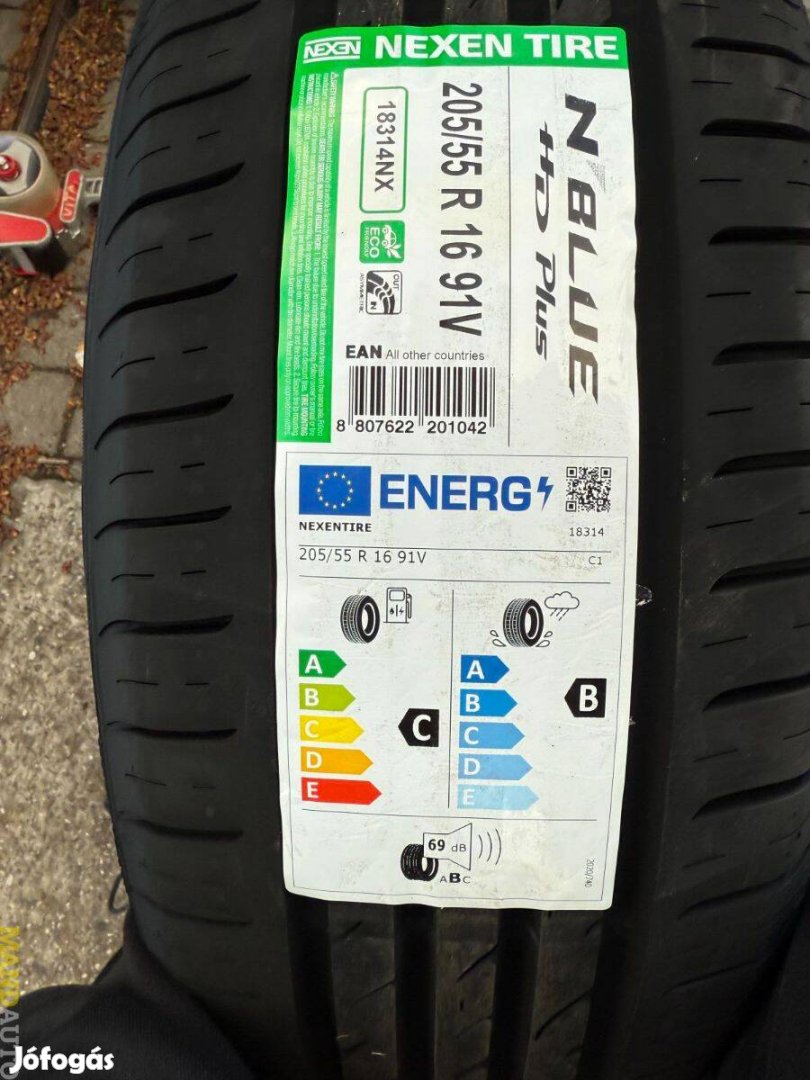205/55R16 Nexen Nblue HD Plus,Új nyárigumi