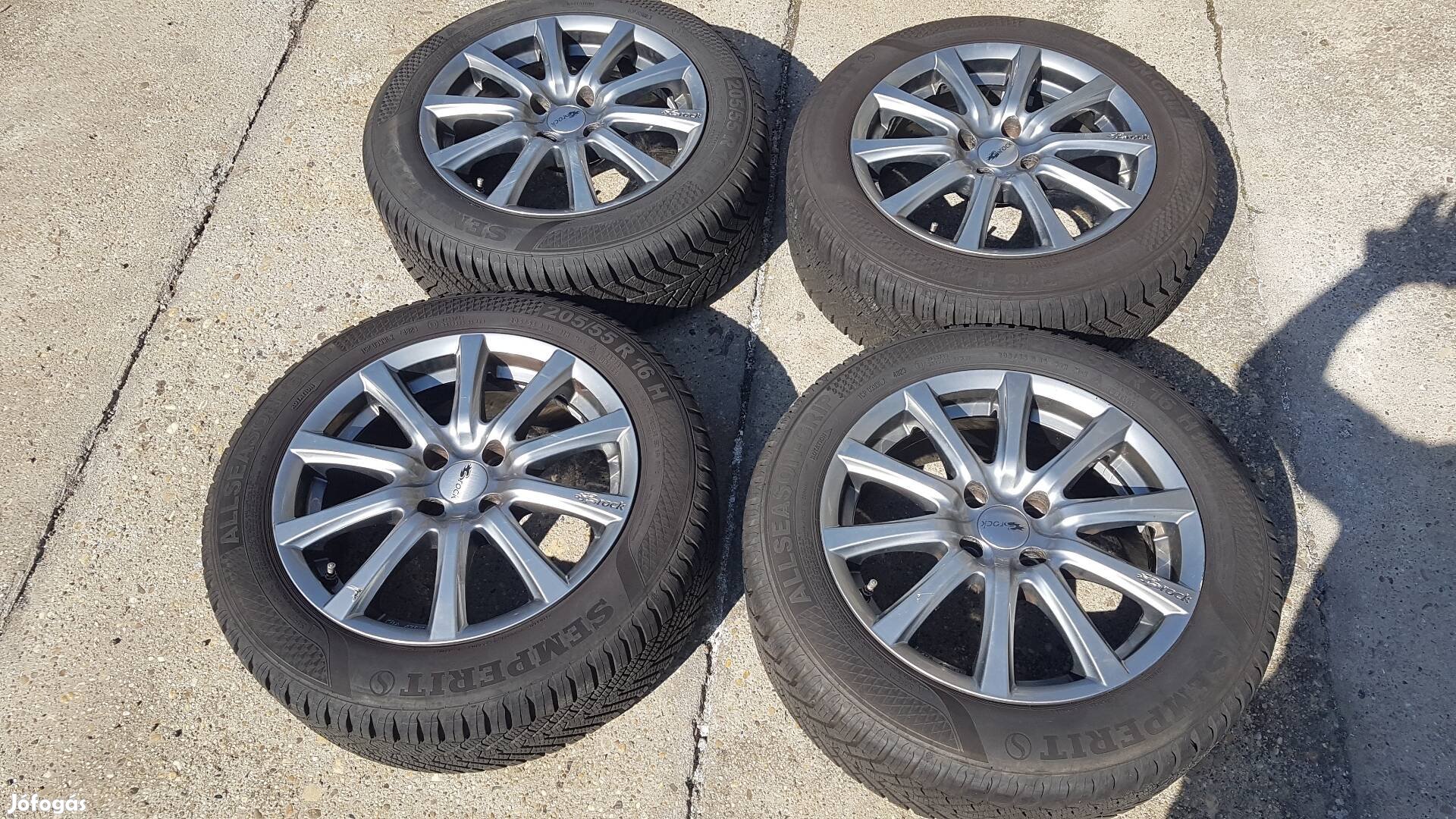 205/55R16 Semperit 4x100 ET38 téli kerékgarnitúra 