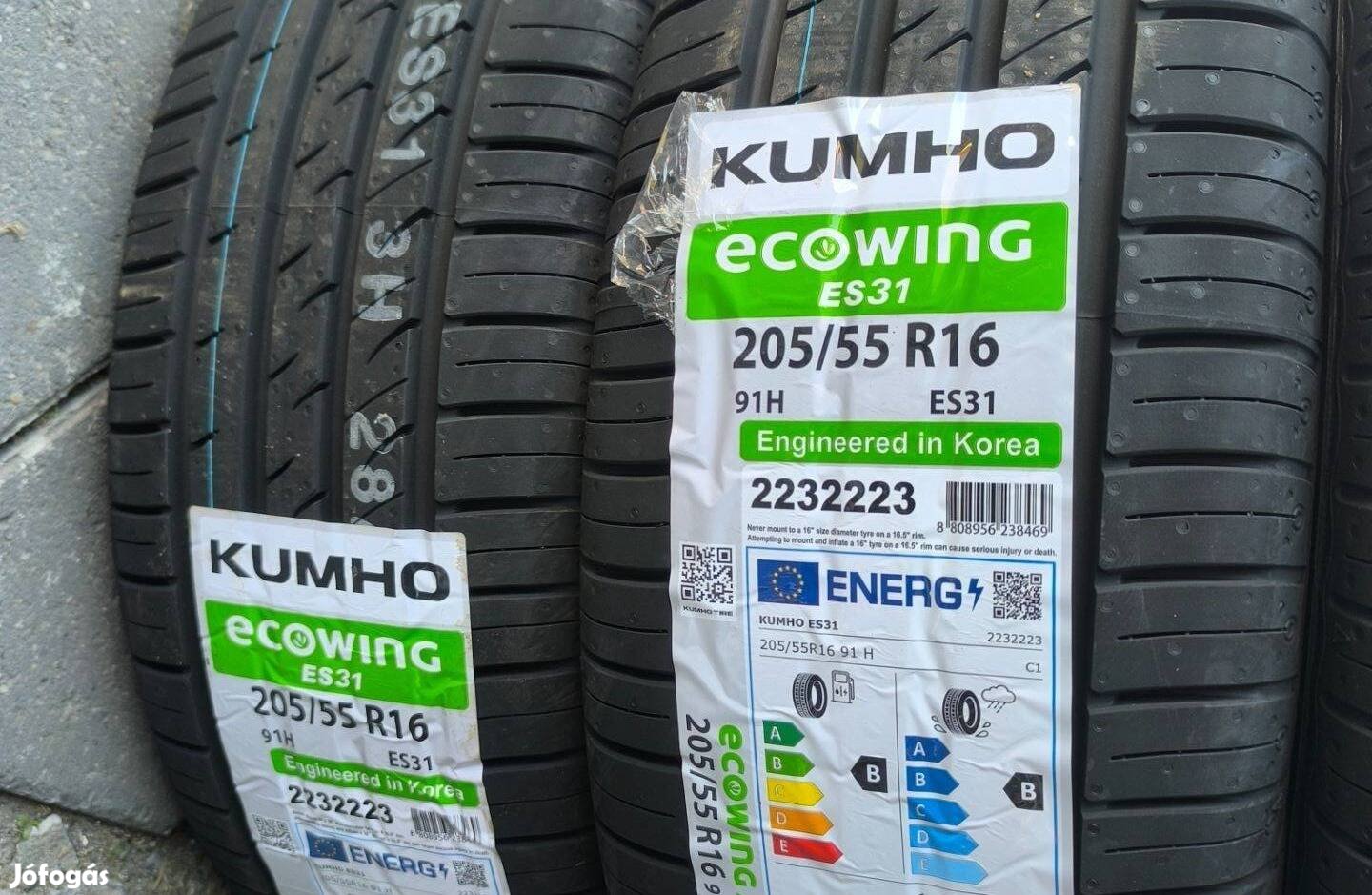 205/55R16 Új Kumho nyári gumi garnitúra 205/55 r16
