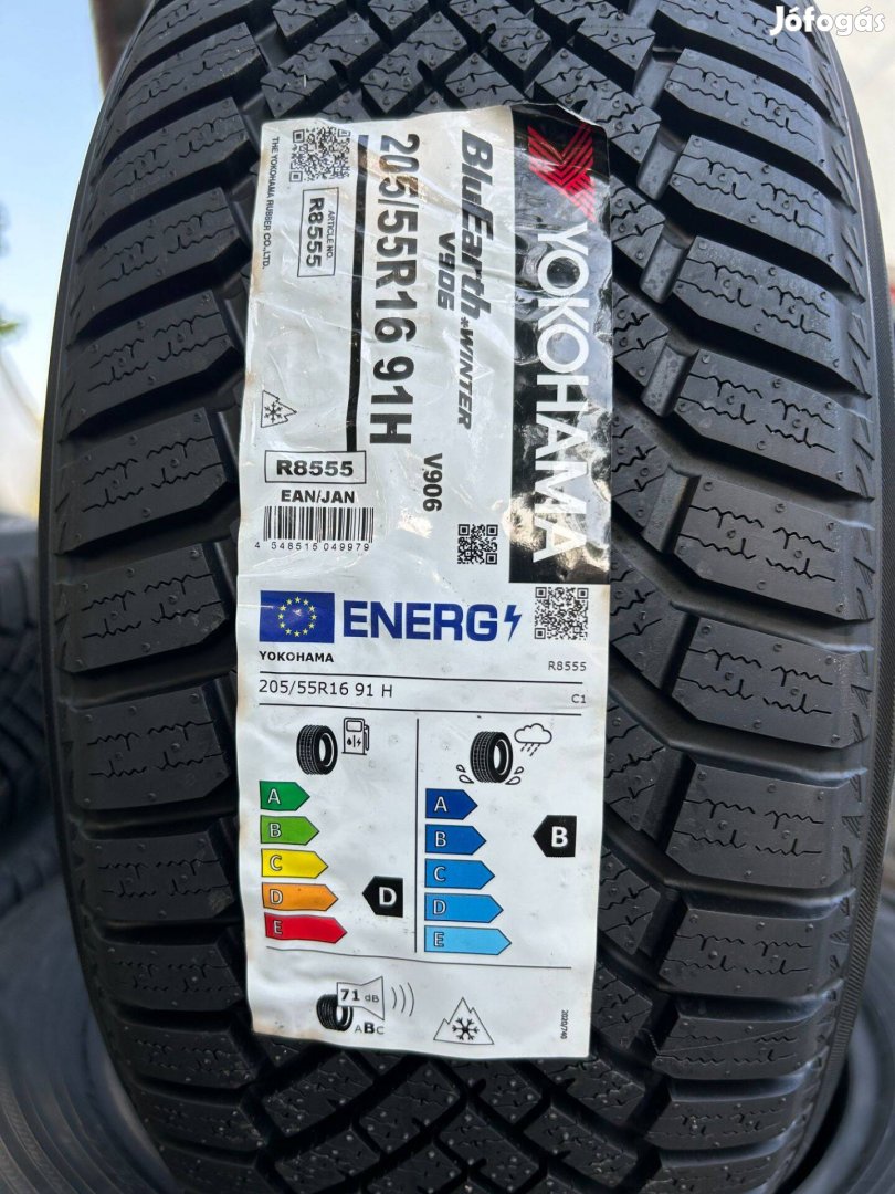 205/55R16 Yokohama Winter V906+ (Dot:2024!!!),Új téligumi