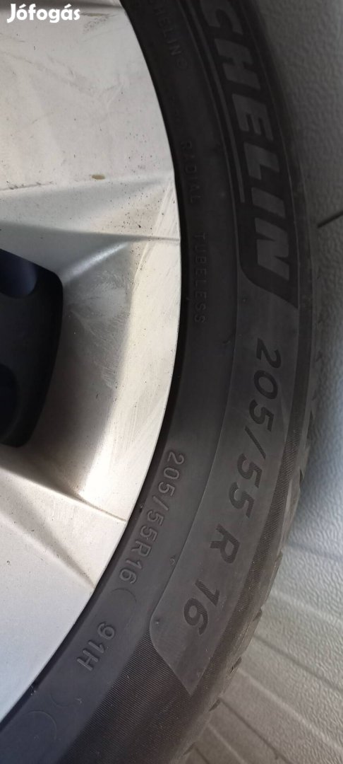 205/55R16 nyárigumi szett Toyota jeladós felnin