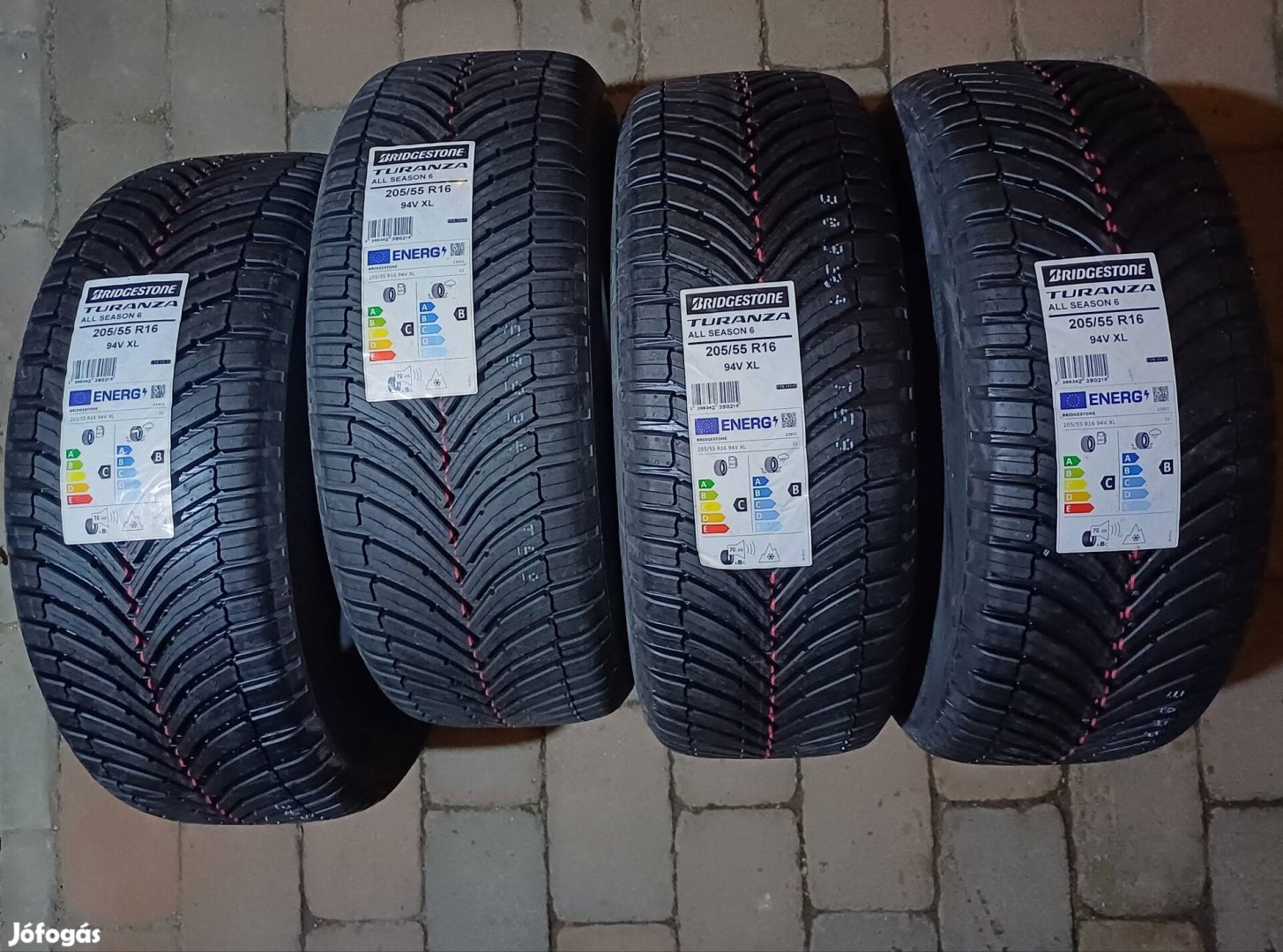 205/55R16 új Bridgestone négyévszakos négy 4 évszakos gumi