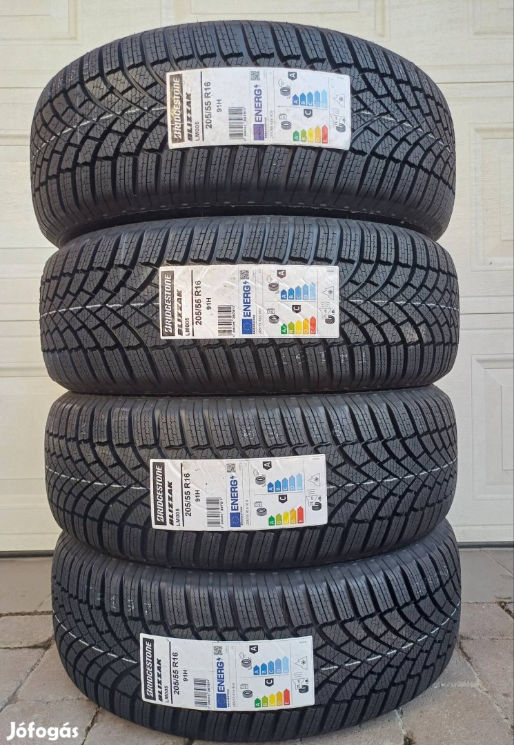 205/55R16 új Bridgestone téli gumi gumiabroncs DOT 2024