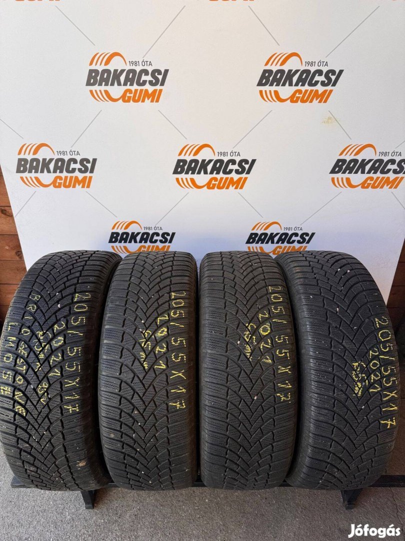 205/55R17 205 55 17 205/55x17 Bridgestone téli gumi eladó