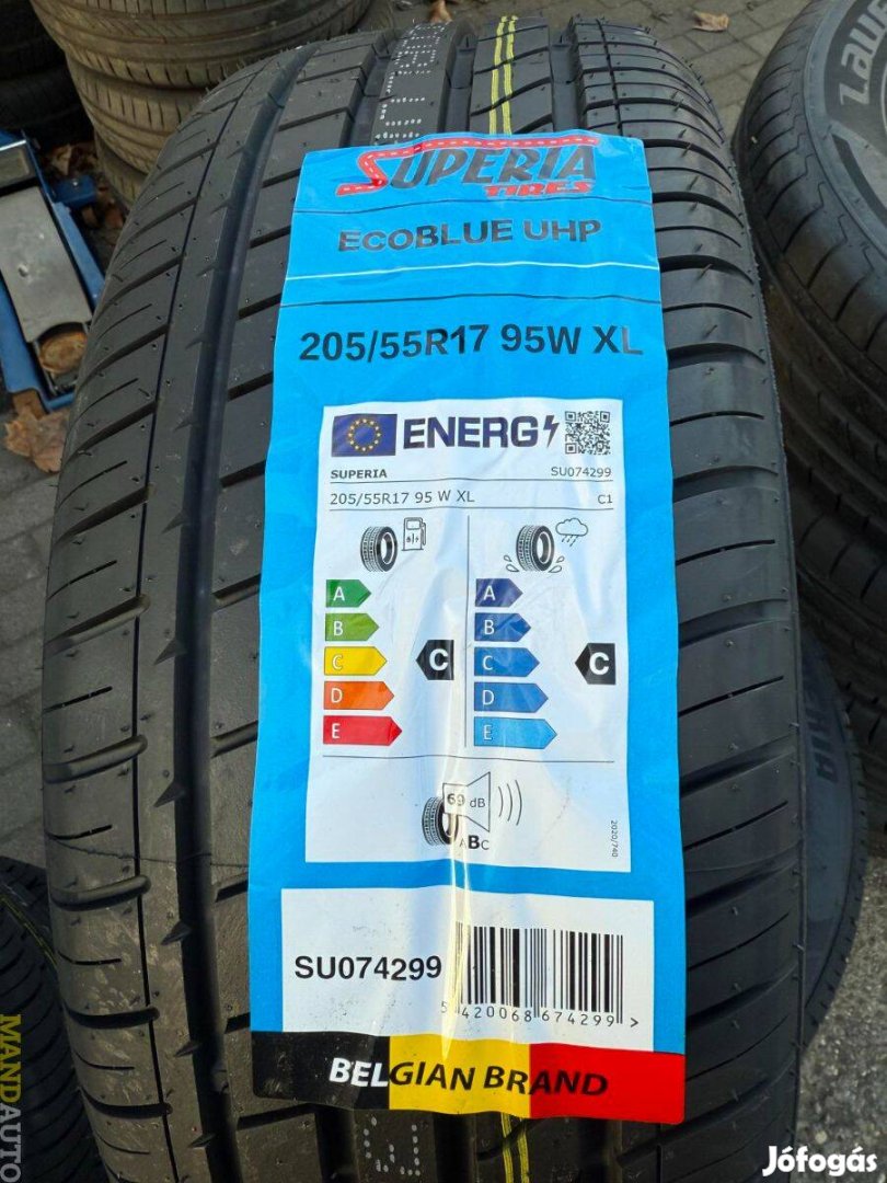 205/55R17 Fortuna-Superia Ecoblue UHP(XL),Új nyárigumi
