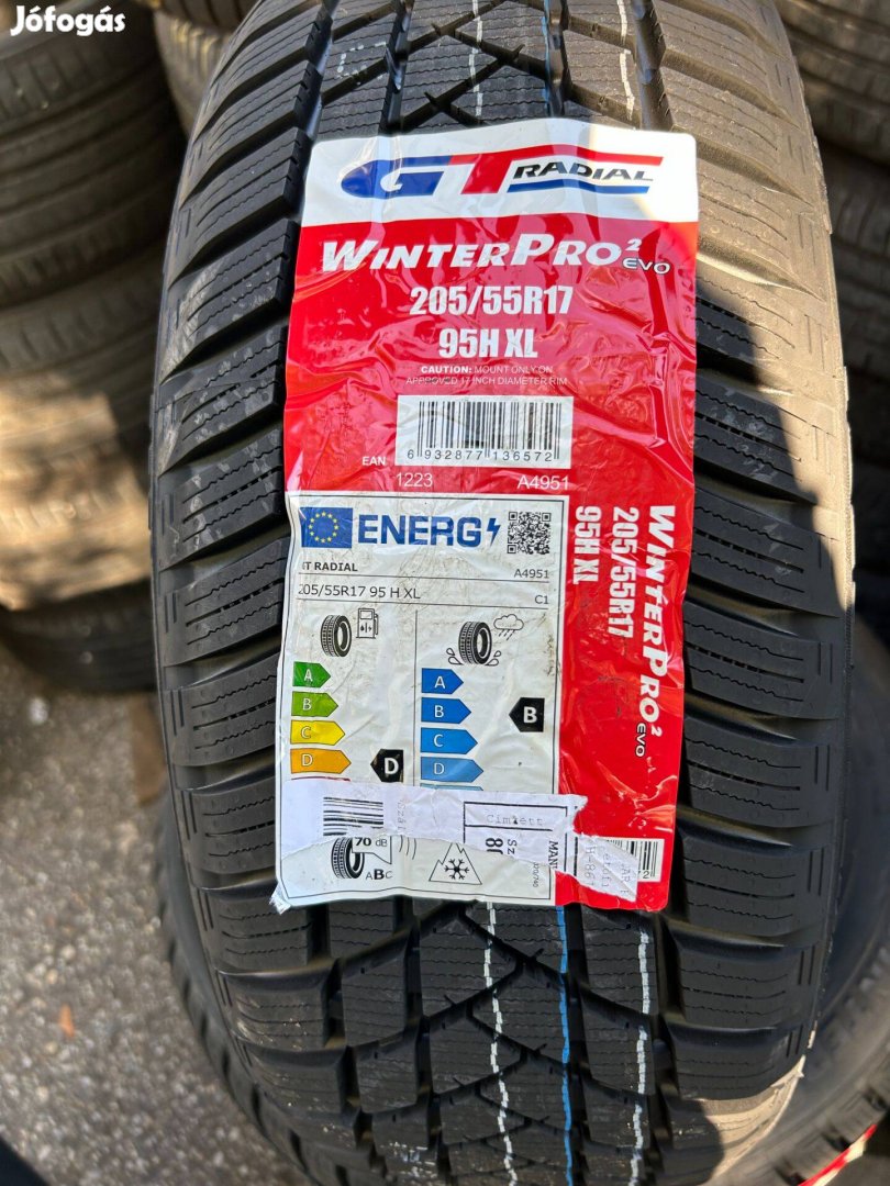 205/55R17 Gtradial Winterpro 2 Evo(Dot:2024!!!),Új téligumi