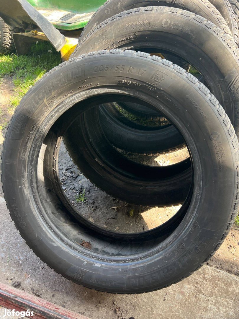 205/55R17 Michelin Alpin 5 téli garnitúra!