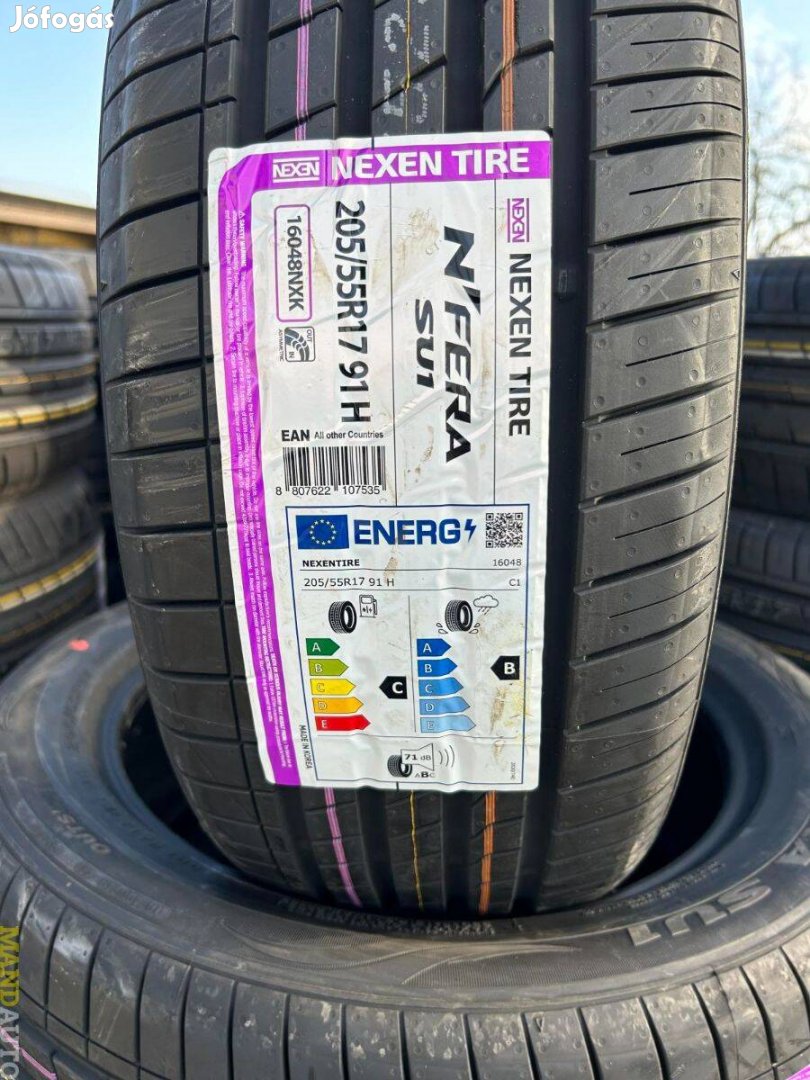 205/55R17 Nexen Nfera SU1,Új nyárigumi