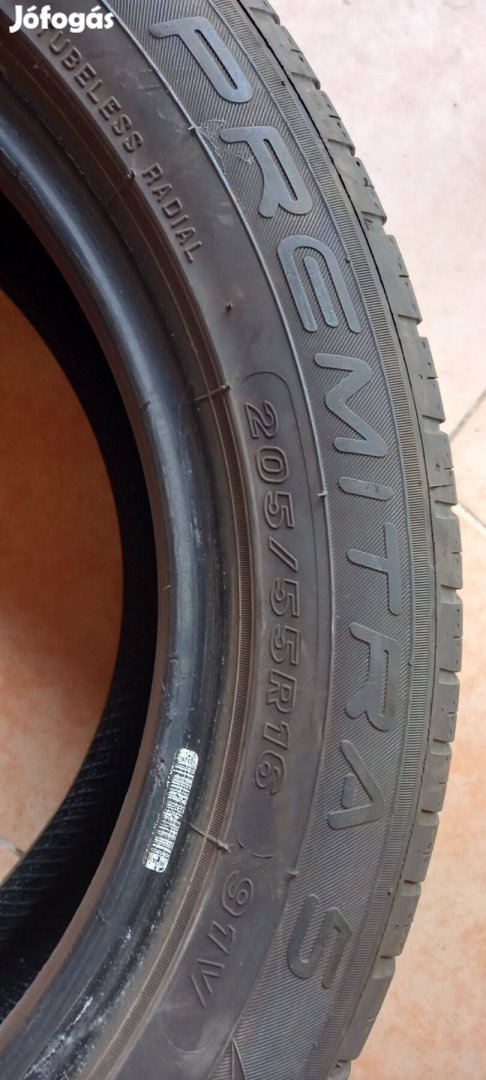 205×55/16 nyári gumi 2db eladó