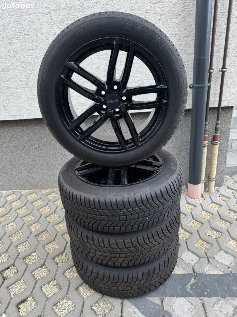 205/55/17 Continental Winter Contakt,Dezent 5x100