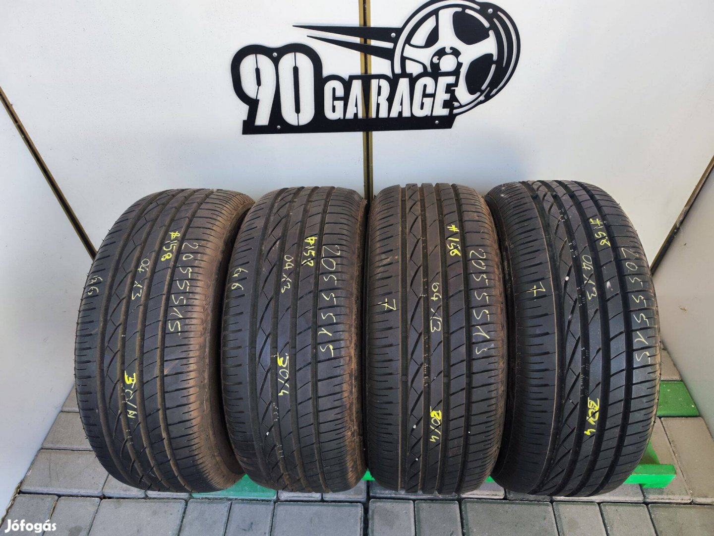 205/55 R15 Lassa 4db Nyárigumi 90Garage #158
