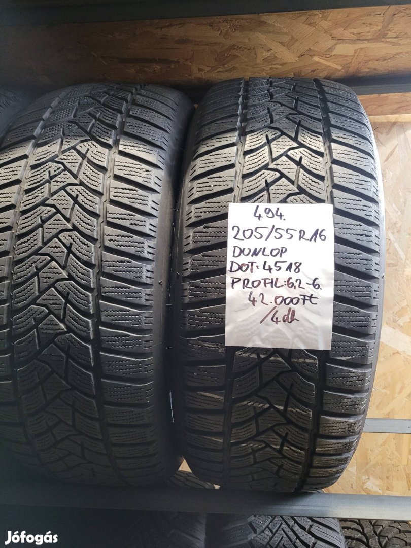 205/55 R16 Dunlop téli gumik